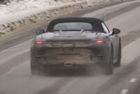 Porsche Caught Testing Electric Boxster With Fake Exhaust